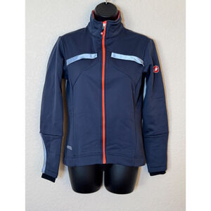 Castelli Womens Cycling Jacket M Goretex Infinium Windstopper Reflective Road